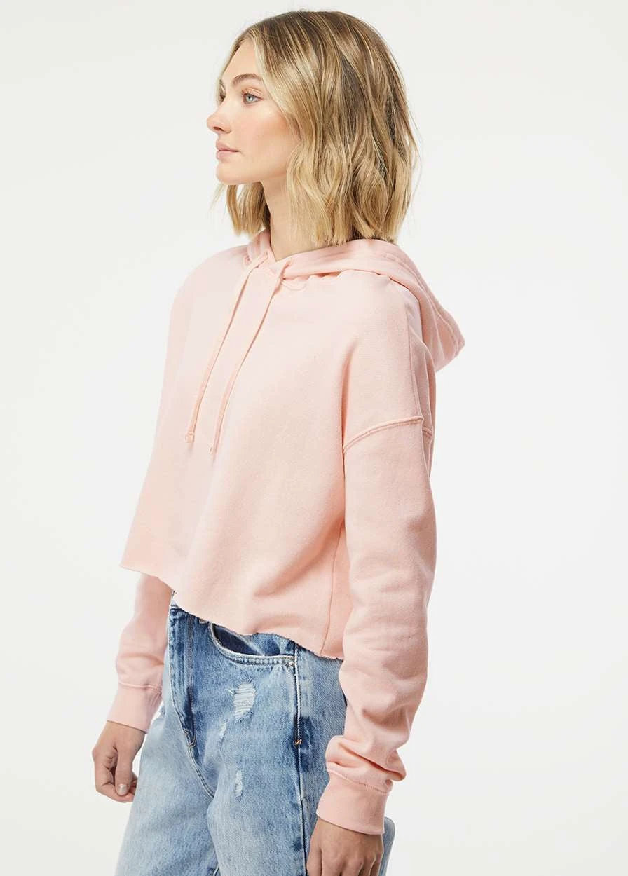 OUTLET-Independent Trading Co. Women’s Lightweight Cropped Hooded Sweatshirt 13 OUTLET-Independent Trading Co. Women’s Lightweight Cropped Hooded Sweatshirt - Image 13