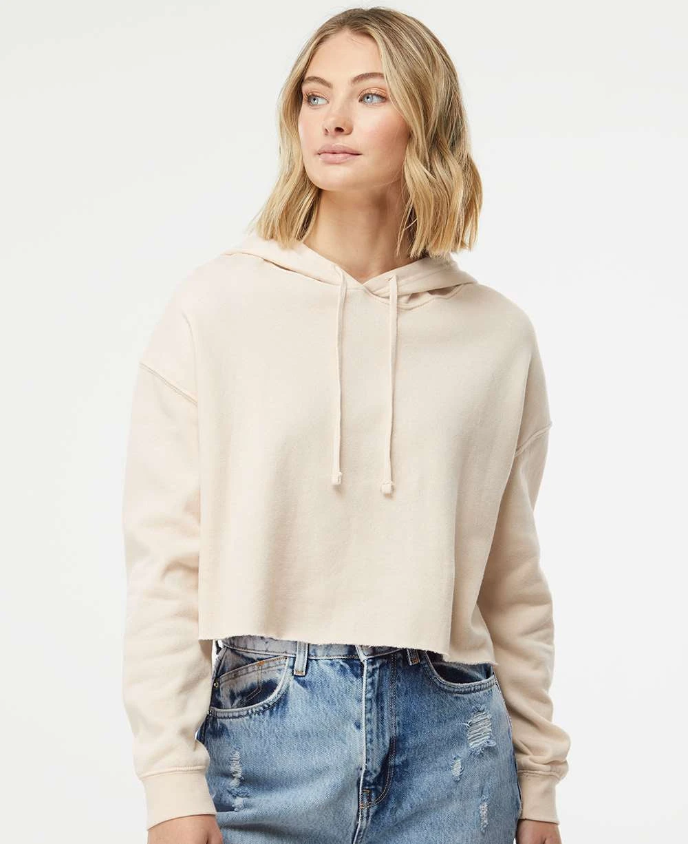 OUTLET-Independent Trading Co. Women’s Lightweight Cropped Hooded Sweatshirt 18 OUTLET-Independent Trading Co. Women’s Lightweight Cropped Hooded Sweatshirt - Image 18