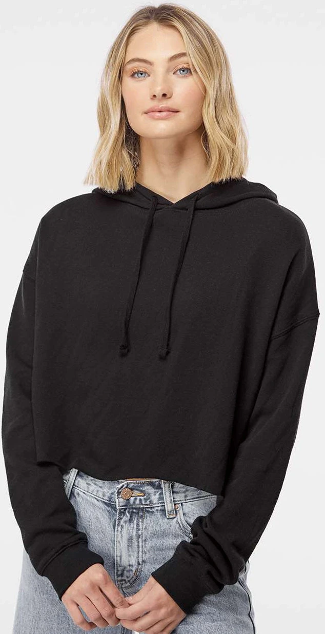 OUTLET-Independent Trading Co. Women’s Lightweight Cropped Hooded Sweatshirt 6 OUTLET-Independent Trading Co. Women’s Lightweight Cropped Hooded Sweatshirt - Image 6
