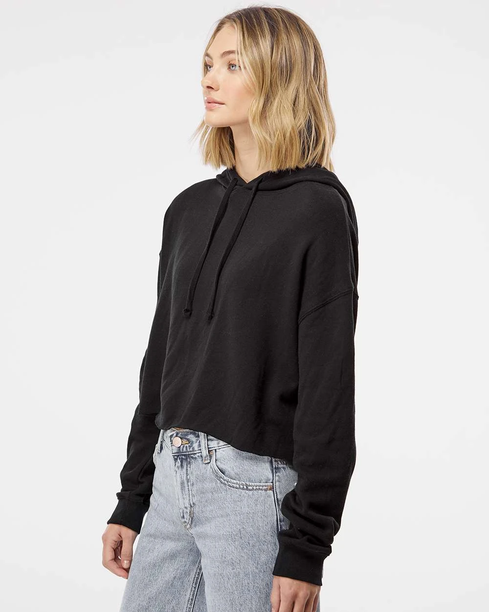 OUTLET-Independent Trading Co. Women’s Lightweight Cropped Hooded Sweatshirt 7 OUTLET-Independent Trading Co. Women’s Lightweight Cropped Hooded Sweatshirt - Image 7