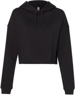 OUTLET-Independent Trading Co. Women’s Lightweight Cropped Hooded Sweatshirt 22 OUTLET-Independent Trading Co. Women’s Lightweight Cropped Hooded Sweatshirt -Thread Logic Store Independent Trading Co Womens Lightweight Cropped Hooded Sweatshirt Black S 1