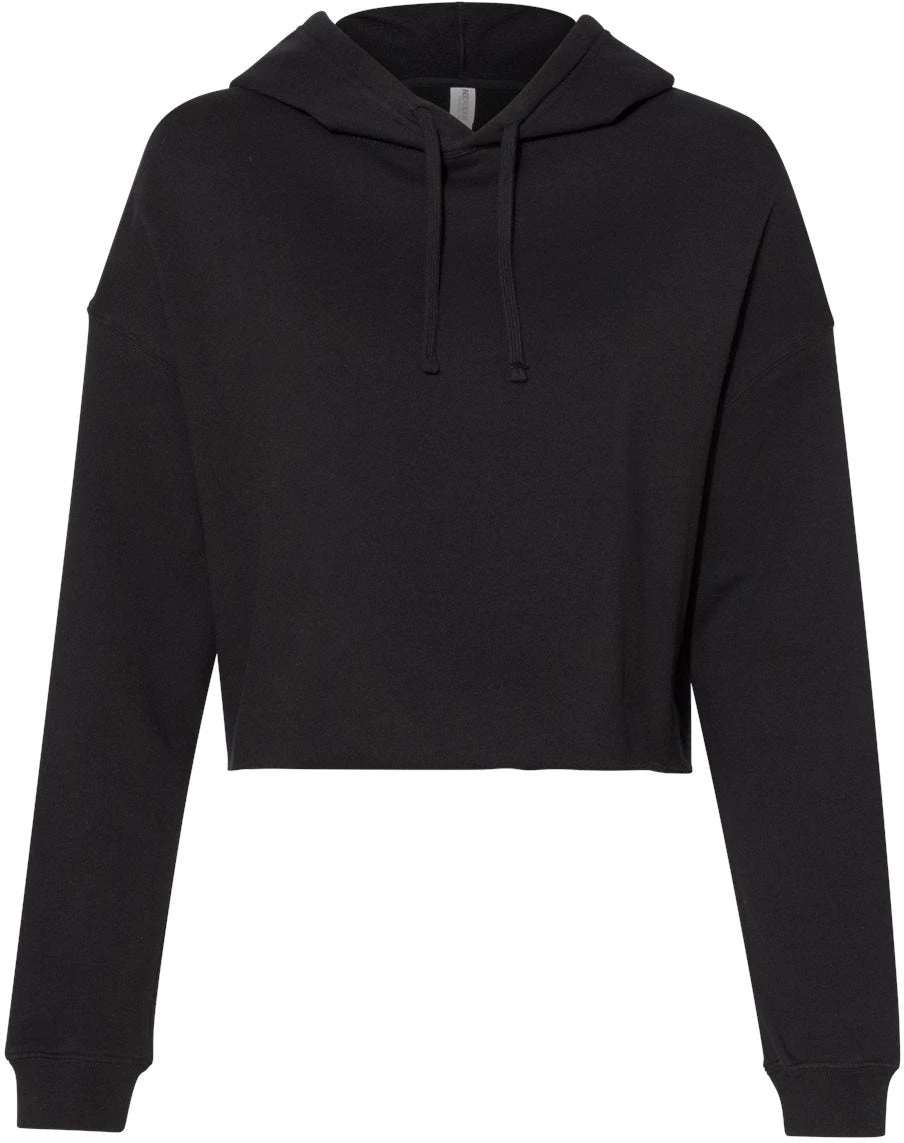 OUTLET-Independent Trading Co. Women’s Lightweight Cropped Hooded Sweatshirt 3 OUTLET-Independent Trading Co. Women’s Lightweight Cropped Hooded Sweatshirt - Image 3