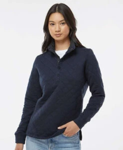 J America Ladies Quilted Snap Pullover 23 J America Ladies Quilted Snap Pullover -Thread Logic Store J America Ladies Quilted Snap Pullover 10