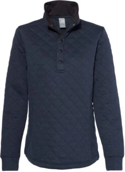J America Ladies Quilted Snap Pullover 20 J America Ladies Quilted Snap Pullover -Thread Logic Store J America Ladies Quilted Snap Pullover Navy 2XL 7