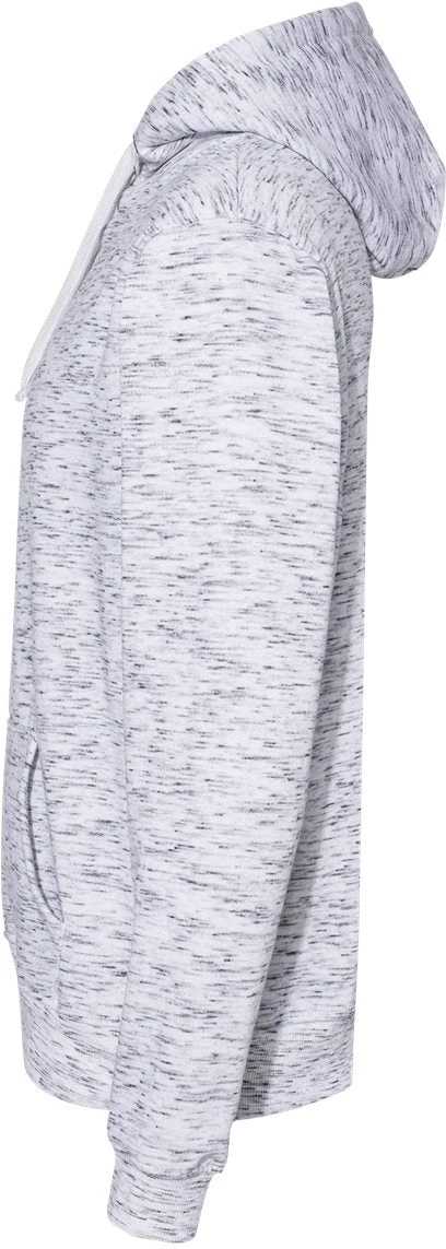 J America Mélange Fleece Hooded Sweatshirt 10 J America Mélange Fleece Hooded Sweatshirt - Image 10