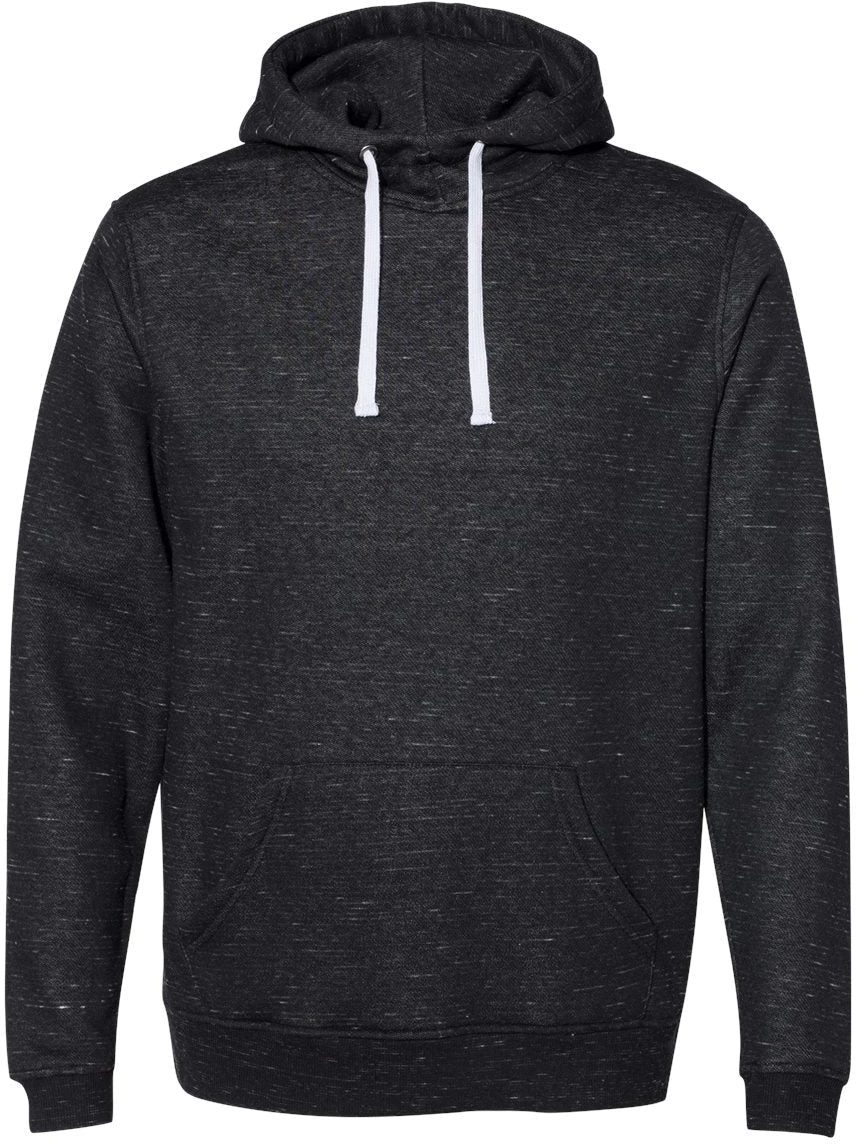 J America Mélange Fleece Hooded Sweatshirt 2 J America Mélange Fleece Hooded Sweatshirt - Image 2