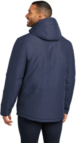 Port Authority Venture Waterproof Insulated Jacket 23 Port Authority Venture Waterproof Insulated Jacket -Thread Logic Store J362 dressbluenavy model back
