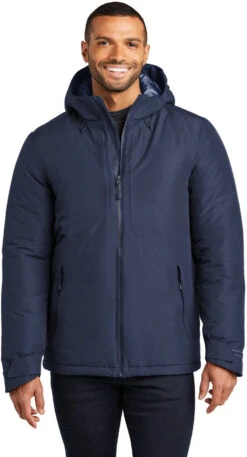 Port Authority Venture Waterproof Insulated Jacket 22 Port Authority Venture Waterproof Insulated Jacket -Thread Logic Store J362 dressbluenavy model front
