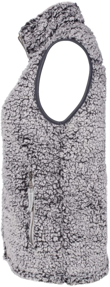 J. America Women’s Epic Sherpa Full-Zip Vest 4 J. America Women’s Epic Sherpa Full-Zip Vest - Image 4