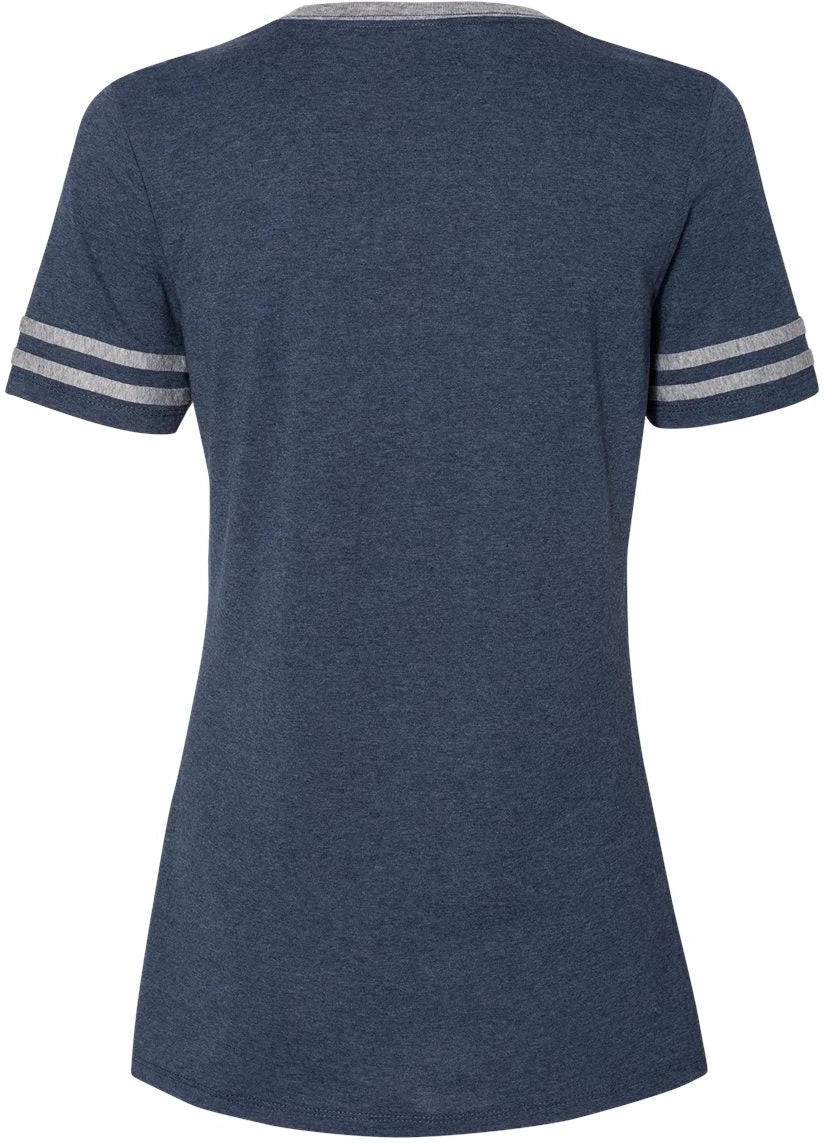 Jerzees Ladies Varsity Triblend V-Neck T-Shirt 12 Jerzees Ladies Varsity Triblend V-Neck T-Shirt - Image 12
