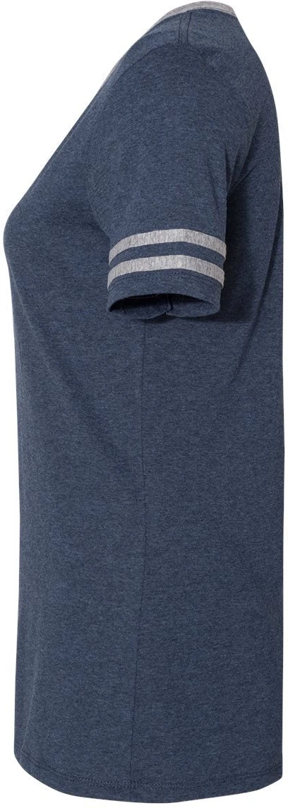 Jerzees Ladies Varsity Triblend V-Neck T-Shirt 13 Jerzees Ladies Varsity Triblend V-Neck T-Shirt - Image 13