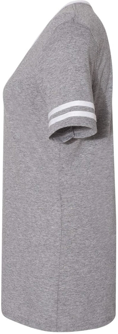 Jerzees Ladies Varsity Triblend V-Neck T-Shirt 16 Jerzees Ladies Varsity Triblend V-Neck T-Shirt - Image 16