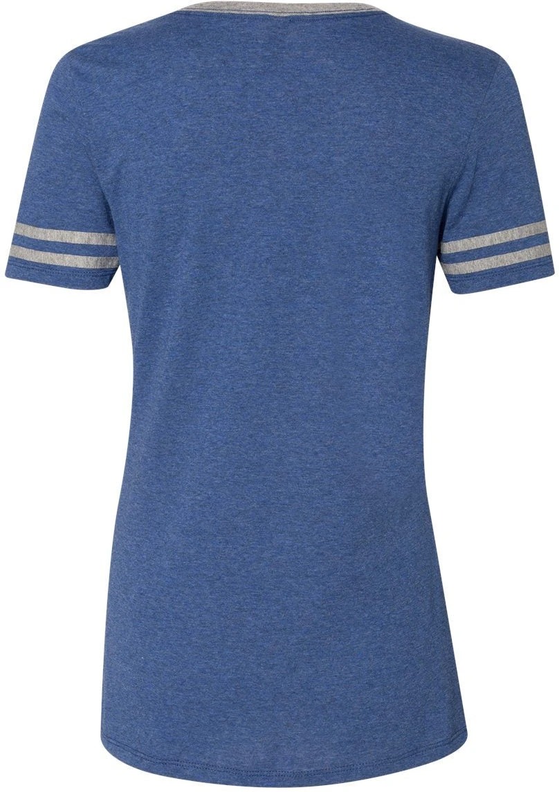 Jerzees Ladies Varsity Triblend V-Neck T-Shirt 18 Jerzees Ladies Varsity Triblend V-Neck T-Shirt - Image 18