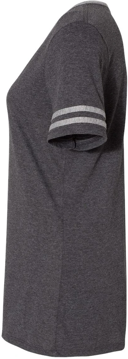 Jerzees Ladies Varsity Triblend V-Neck T-Shirt 4 Jerzees Ladies Varsity Triblend V-Neck T-Shirt - Image 4