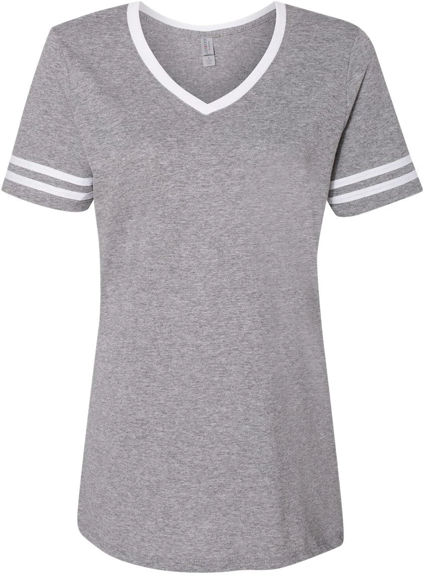 Jerzees Ladies Varsity Triblend V-Neck T-Shirt 14 Jerzees Ladies Varsity Triblend V-Neck T-Shirt - Image 14