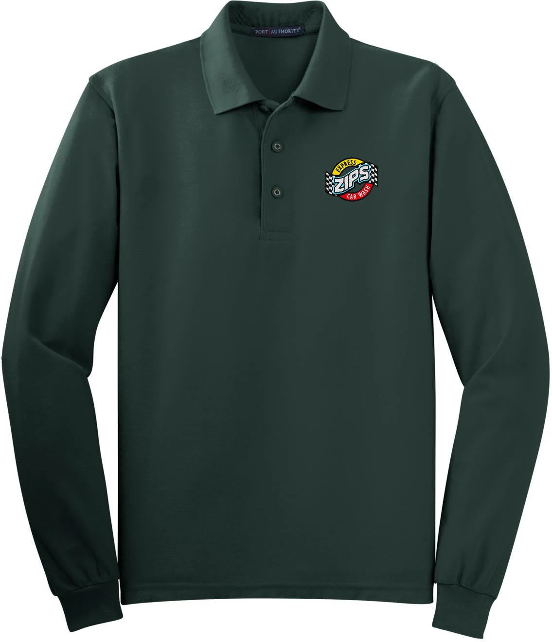 Port Authority Silk Touch Long Sleeve Polo 1 Port Authority Silk Touch Long Sleeve Polo