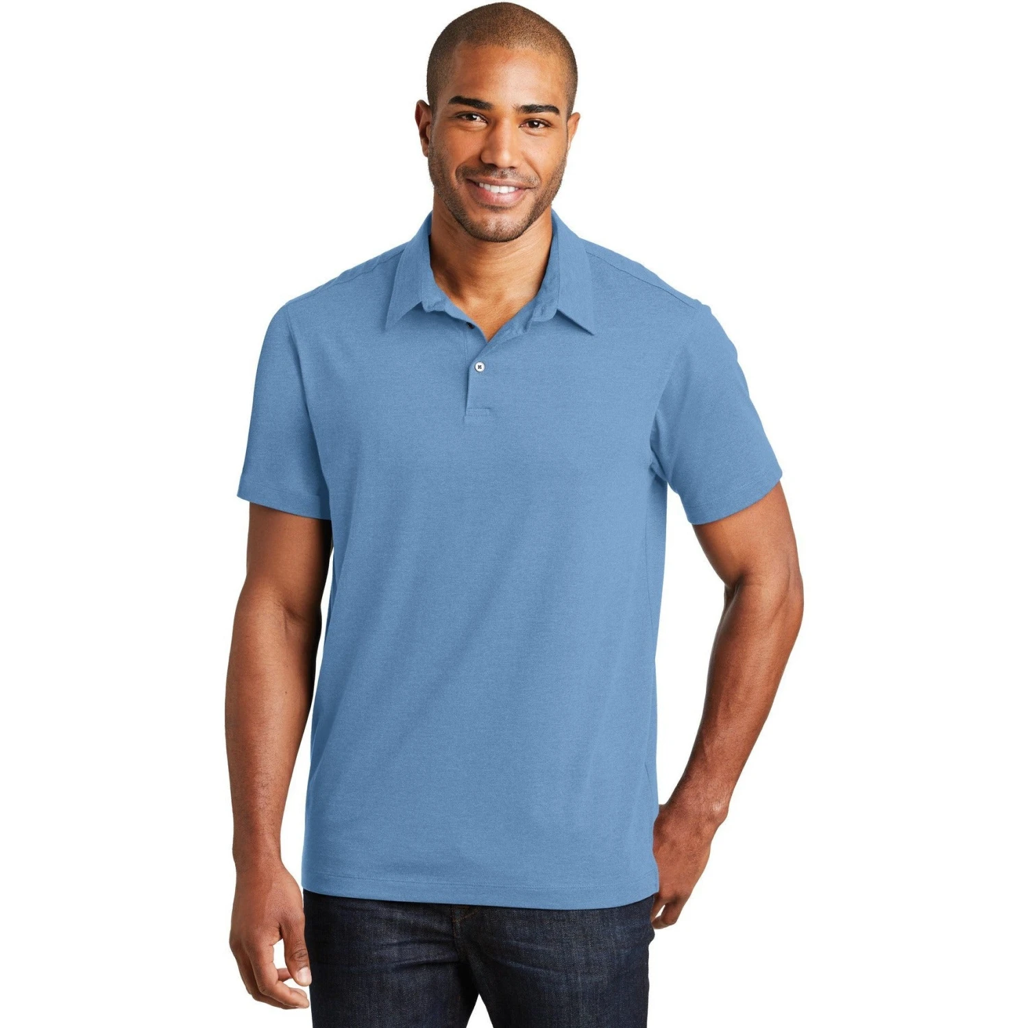 CLOSEOUT - Port Authority Meridian Cotton Blend Polo 2 CLOSEOUT - Port Authority Meridian Cotton Blend Polo - Image 2