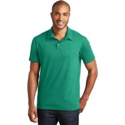 CLOSEOUT - Port Authority Meridian Cotton Blend Polo 9 CLOSEOUT - Port Authority Meridian Cotton Blend Polo -Thread Logic Store K577 verdantgreen model front 052016