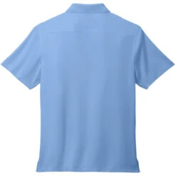 Port Authority City Stretch Flat Knit Polo 23 Port Authority City Stretch Flat Knit Polo -Thread Logic Store K683 SWISSBLUE Flat Back