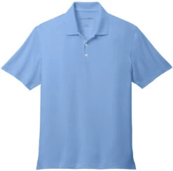 Port Authority City Stretch Flat Knit Polo 22 Port Authority City Stretch Flat Knit Polo -Thread Logic Store K683 SWISSBLUE Flat Front