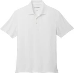 Port Authority City Stretch Flat Knit Polo 30 Port Authority City Stretch Flat Knit Polo -Thread Logic Store K683 WHITE Flat Front