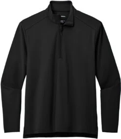 Port Authority C-FREE Double Knit 1/4-Zip 34 Port Authority C-FREE Double Knit 1/4-Zip -Thread Logic Store K880 DEEPBLACK Flat Front