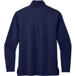 Port Authority C-FREE Double Knit 1/4-Zip 27 Port Authority C-FREE Double Knit 1/4-Zip -Thread Logic Store K880 TRUENAVY Flat Back