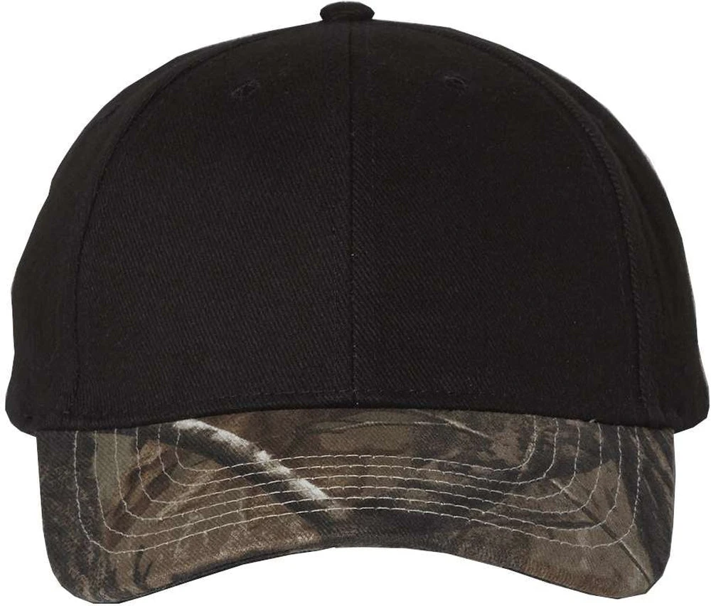 Kati Solid Crown With Camo Visor Cap 2 Kati Solid Crown With Camo Visor Cap - Image 2