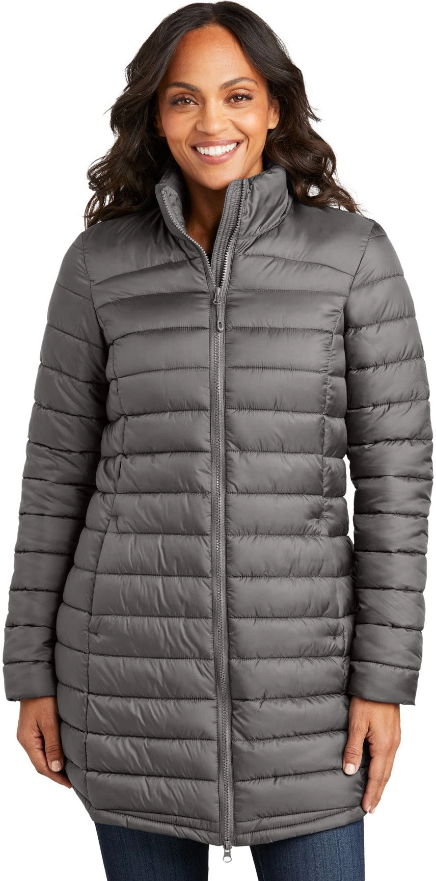 Port Authority Ladies Horizon Puffy Long Jacket 8 Port Authority Ladies Horizon Puffy Long Jacket - Image 8