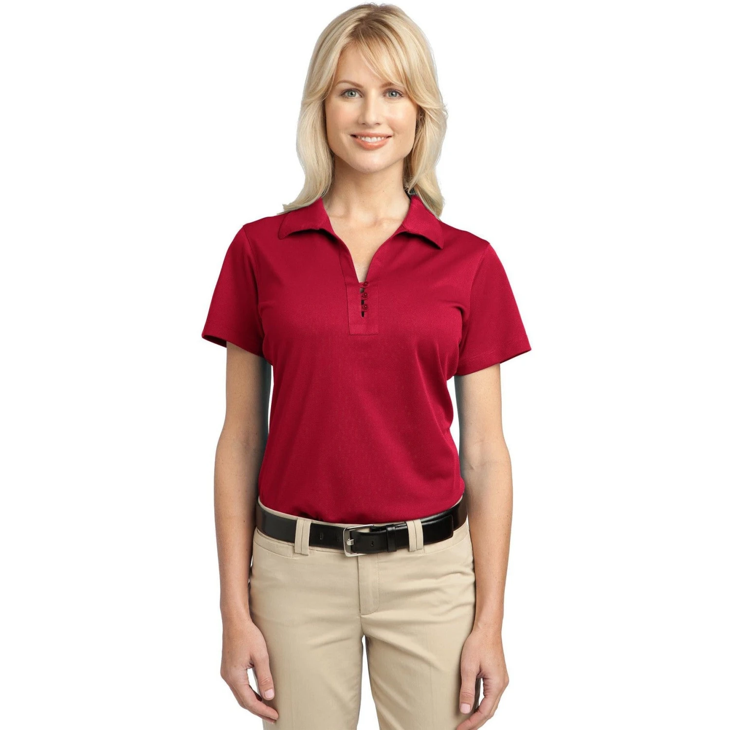 CLOSEOUT - Port Authority Ladies Tech Pique Polo 3 CLOSEOUT - Port Authority Ladies Tech Pique Polo - Image 3