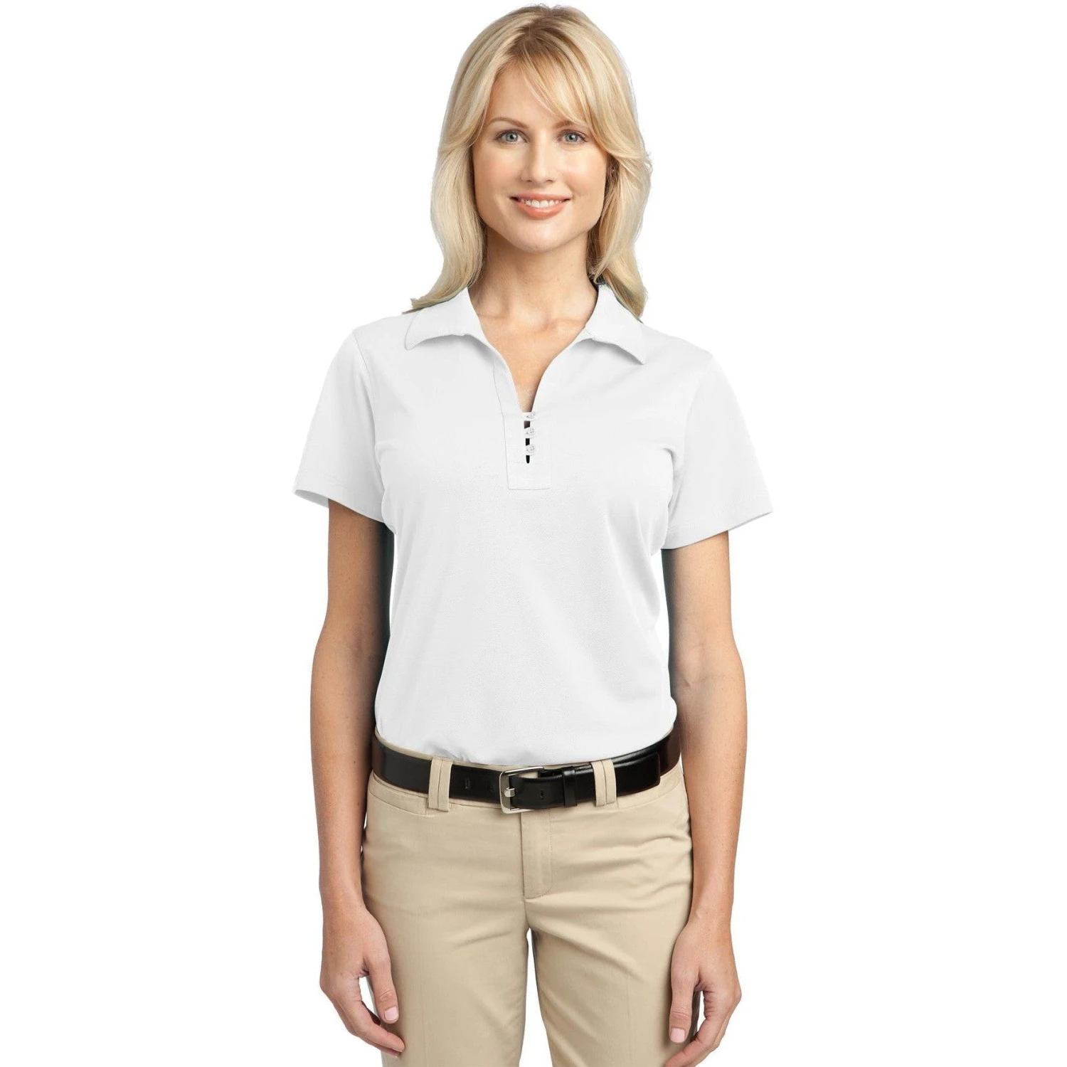CLOSEOUT - Port Authority Ladies Tech Pique Polo 6 CLOSEOUT - Port Authority Ladies Tech Pique Polo - Image 6