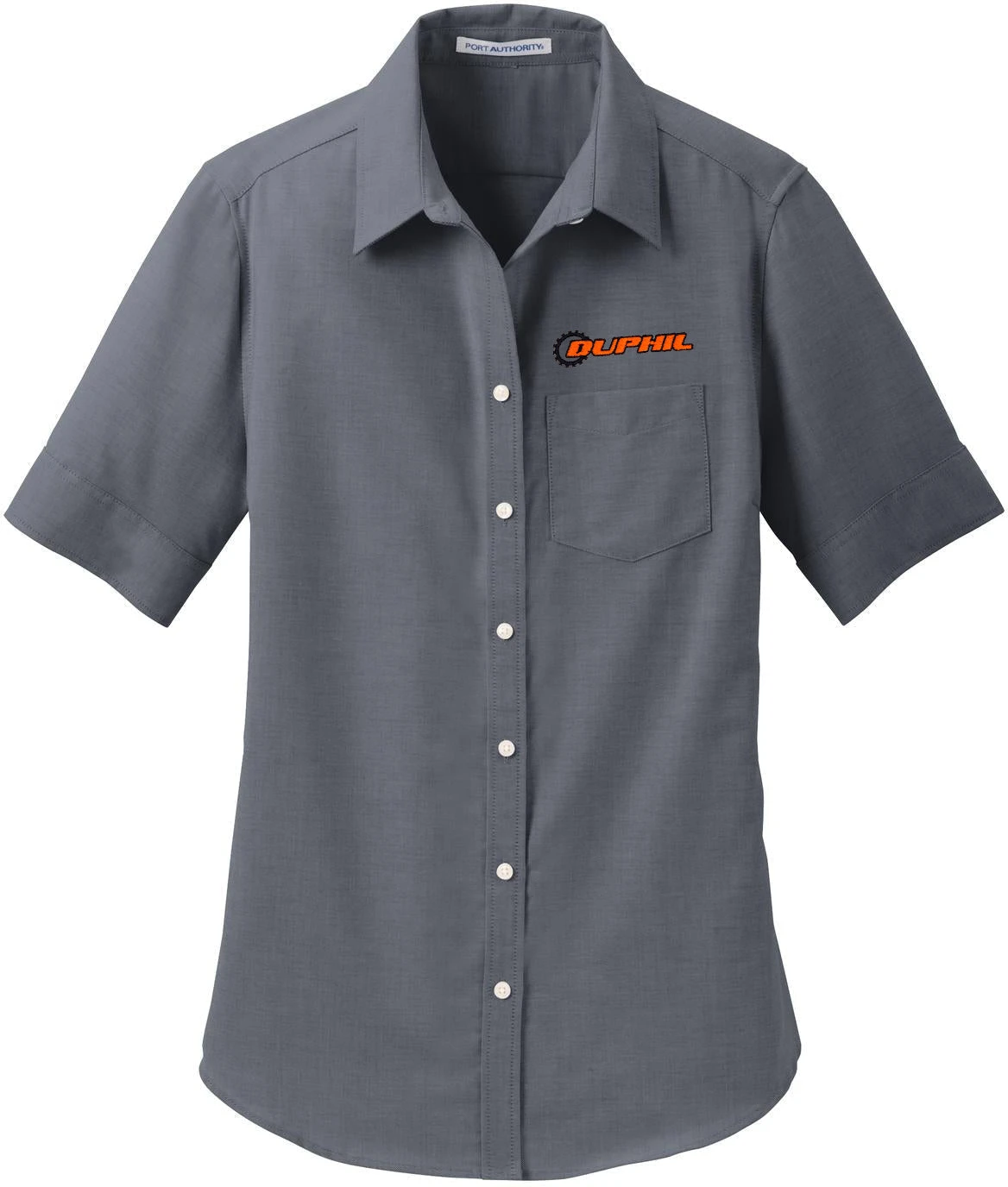 Port Authority Ladies Short Sleeve SuperPro Oxford Shirt 1 Port Authority Ladies Short Sleeve SuperPro Oxford Shirt