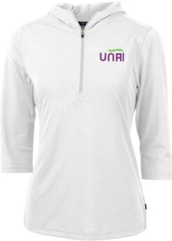 Cutter & Buck Ladies Virtue Eco Pique Half Zip Hoodie