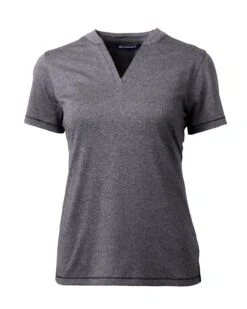 Cutter & Buck Forge Heathered Stretch Ladies Blade Top 11 Cutter & Buck Forge Heathered Stretch Ladies Blade Top -Thread Logic Store LCK00153 CCH MANN HG