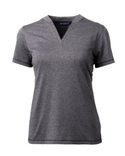 Cutter & Buck Forge Heathered Stretch Ladies Blade Top -Thread Logic Store LCK00153 CCH MANN HG scaled
