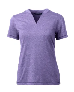 Cutter & Buck Forge Heathered Stretch Ladies Blade Top -Thread Logic Store LCK00153 CPH MANN HG scaled