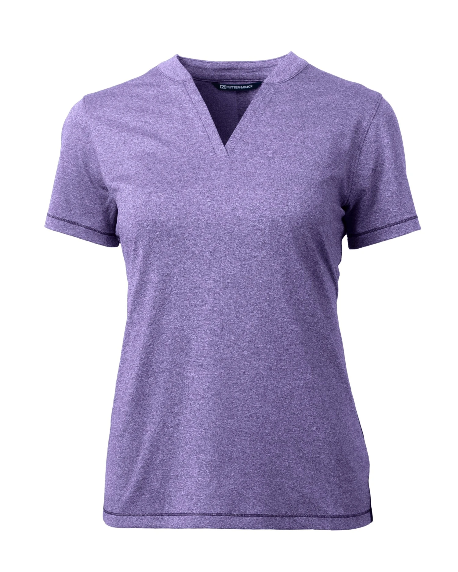 Cutter & Buck Forge Heathered Stretch Ladies Blade Top 5 Cutter & Buck Forge Heathered Stretch Ladies Blade Top - Image 5