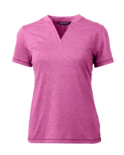 Cutter & Buck Forge Heathered Stretch Ladies Blade Top -Thread Logic Store LCK00153 GEH MANN HG scaled
