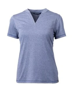 Cutter & Buck Forge Heathered Stretch Ladies Blade Top 15 Cutter & Buck Forge Heathered Stretch Ladies Blade Top -Thread Logic Store LCK00153 IDH MANN HG