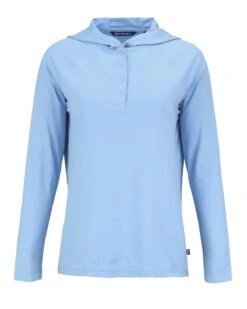 OUTLET-Cutter & Buck Coastline Epic Comfort Eco Recycled Ladies Hooded Shirt -Thread Logic Store LCK00184 ALS MANN HG