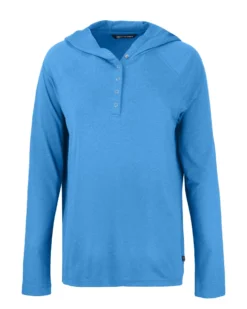OUTLET-Cutter & Buck Coastline Epic Comfort Eco Recycled Ladies Hooded Shirt 15 OUTLET-Cutter & Buck Coastline Epic Comfort Eco Recycled Ladies Hooded Shirt -Thread Logic Store LCK00184 DG MANN HG scaled