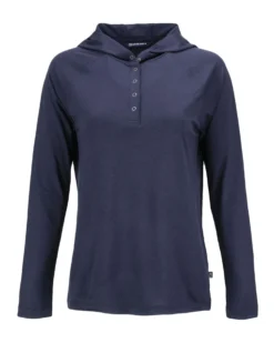 OUTLET-Cutter & Buck Coastline Epic Comfort Eco Recycled Ladies Hooded Shirt 16 OUTLET-Cutter & Buck Coastline Epic Comfort Eco Recycled Ladies Hooded Shirt -Thread Logic Store LCK00184 NVBU MANN HG scaled