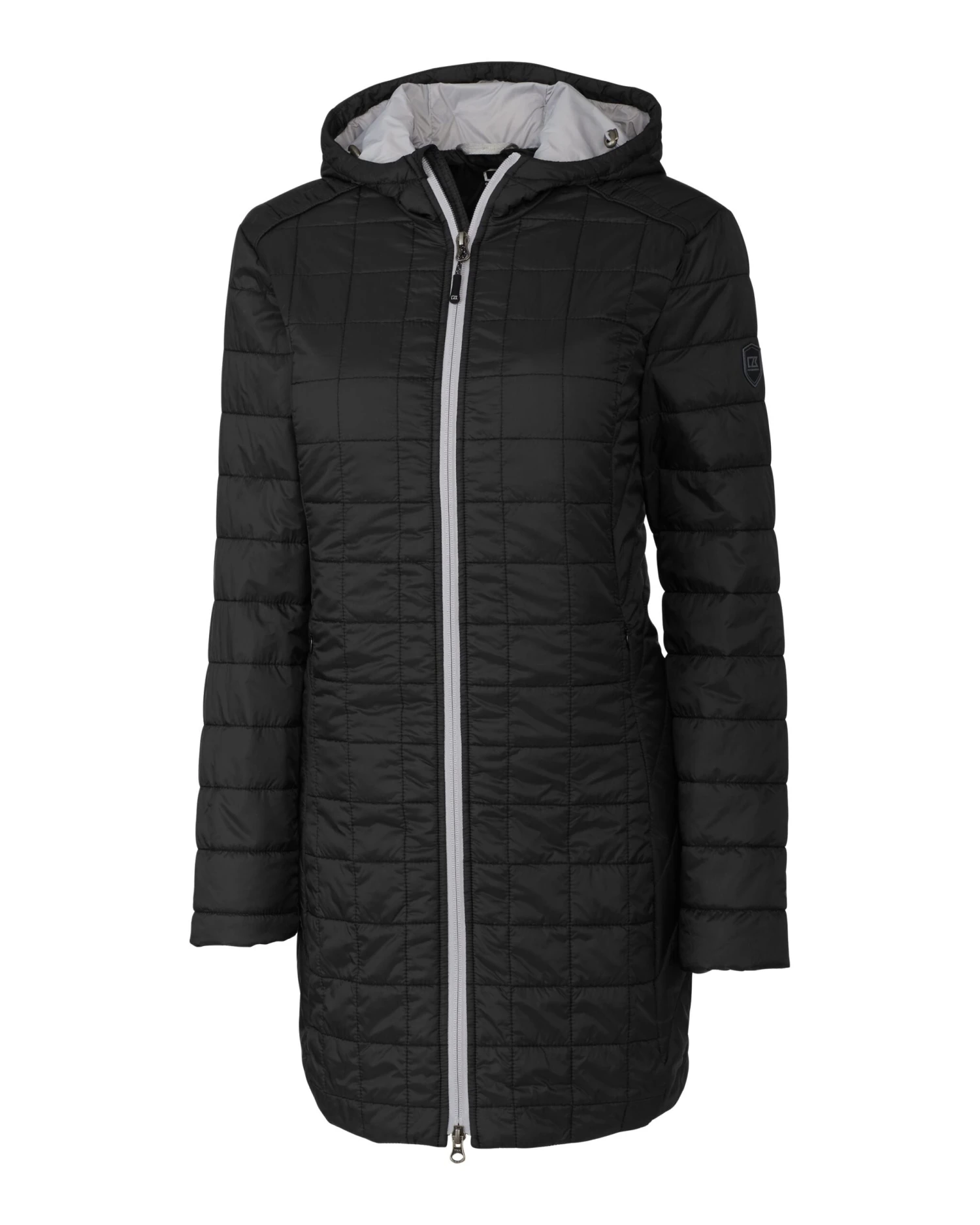 Cutter & Buck Rainier PrimaLoft Ladies Eco Insulated Hooded Long Coat 3 Cutter & Buck Rainier PrimaLoft Ladies Eco Insulated Hooded Long Coat - Image 3