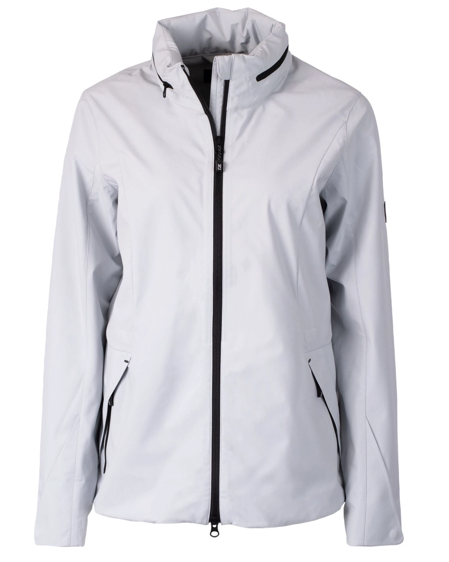OUTLET-Cutter & Buck Vapor Water Repellent Stretch Ladies Full Zip Rain Jacket 3 OUTLET-Cutter & Buck Vapor Water Repellent Stretch Ladies Full Zip Rain Jacket - Image 3