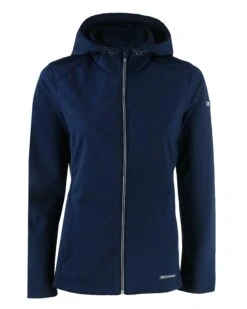 Cutter & Buck Evoke Eco Softshell Recycled Full Zip Ladies Jacket -Thread Logic Store LCO00066 NVBU MANN HG