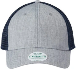 Legacy Lo-Pro Snapback Trucker Cap 19 Legacy Lo-Pro Snapback Trucker Cap -Thread Logic Store LEGACY Lo Pro Snapback Trucker Cap Heather Grey Navy OSFA 7