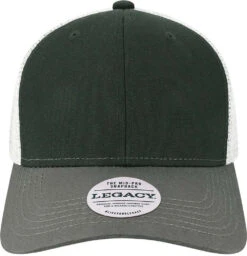 Legacy Mid-Pro Snapback Trucker Cap -Thread Logic Store LEGACY Mid Pro Snapback Trucker Cap Black Dark Grey Silver OSFA 3