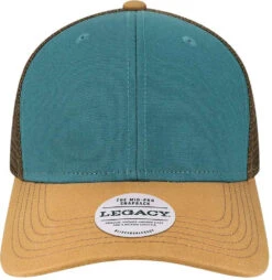 Legacy Mid-Pro Snapback Trucker Cap -Thread Logic Store LEGACY Mid Pro Snapback Trucker Cap Marine Camel Brown OSFA 9