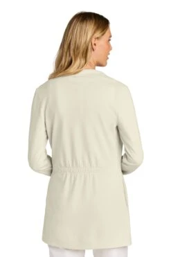 Port Authority Ladies Breakwater Open Cardigan -Thread Logic Store LK820 parchment model back e743dc0b 07e8 444b 885d c38c3a02b0d9