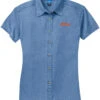 Port & Company Ladies Short Sleeve Value Denim Shirt